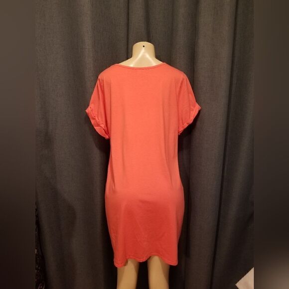 Cacique Sleep Shirt - 18/20 Dream of Vacation NWOT peach color - Picture 3 of 11